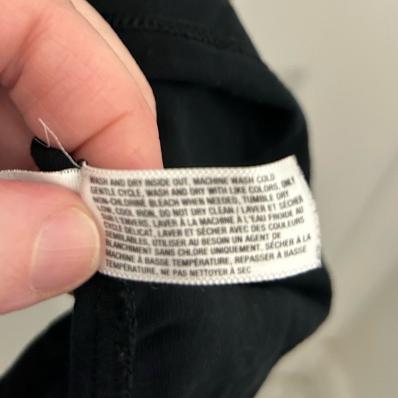 Vintage Gap, Black Lace Topped Shirt, Sz L - Picture 9 of 9